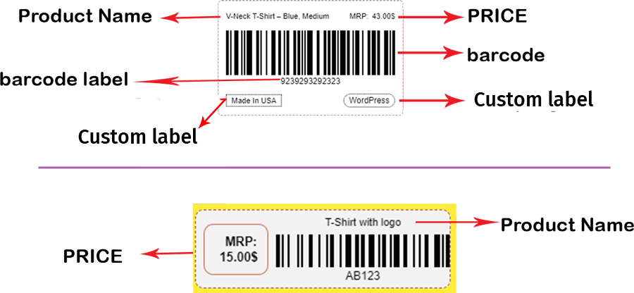 barcode sticker woocommerce
